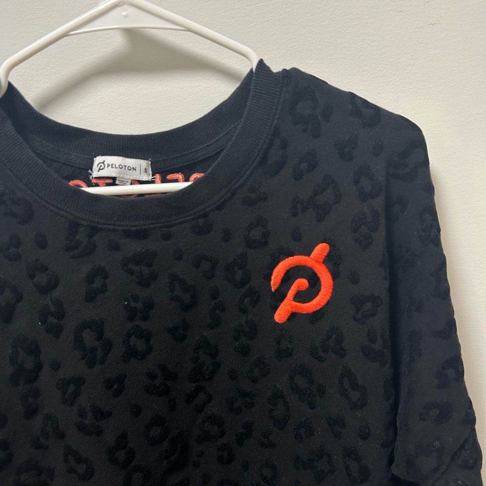 Peleton Leopard Print Sweatshirt